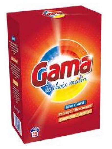 Пральний порошок Gama 3в1 Універсал 1600 гр 25 пр